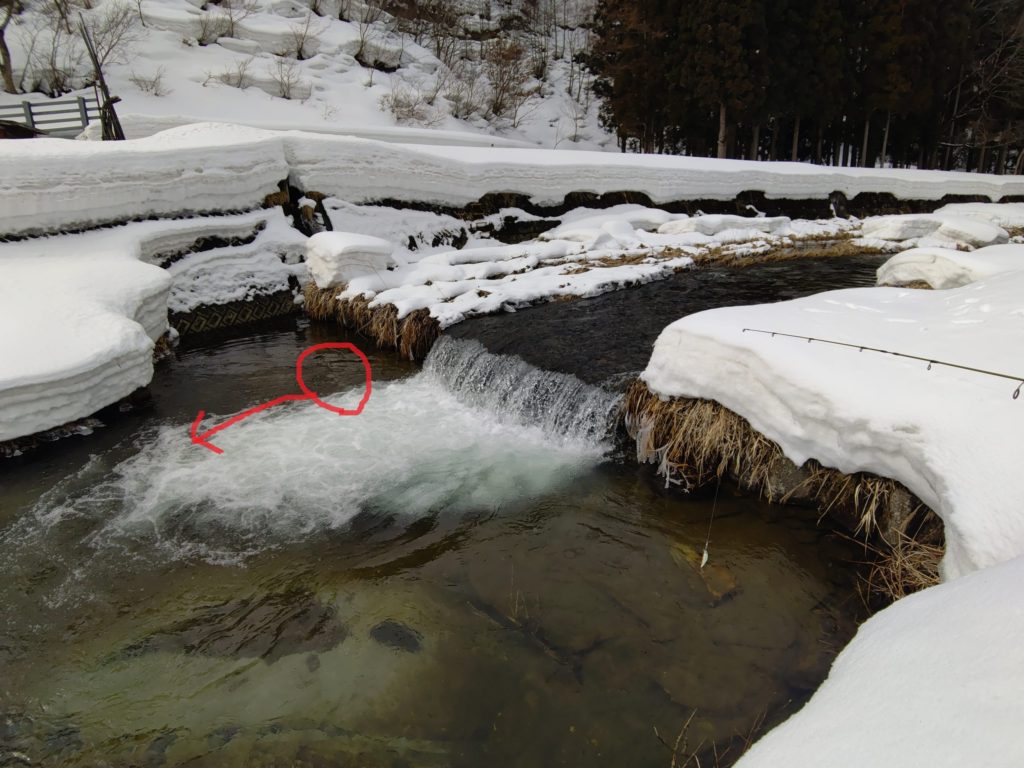岩手県の河川の落ち込み