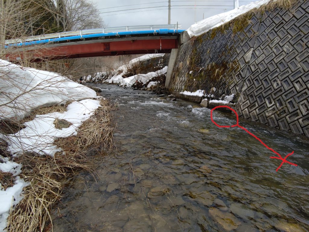 岩手県の河川でのバイトコース